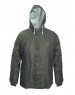 challenger mens raincoat set with carry bag olive